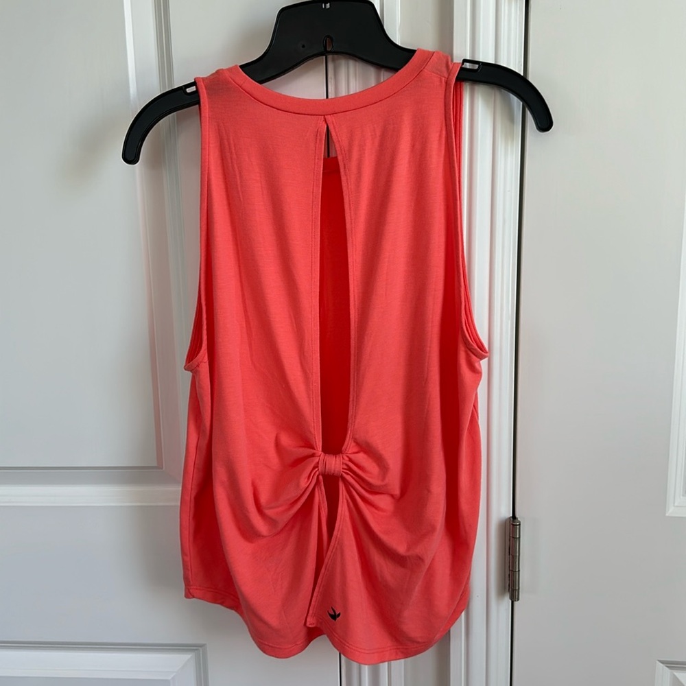 Open back tee